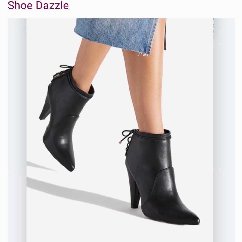 Shoe DazzleGemini Black Booties Size 5.5
NEW In BOX